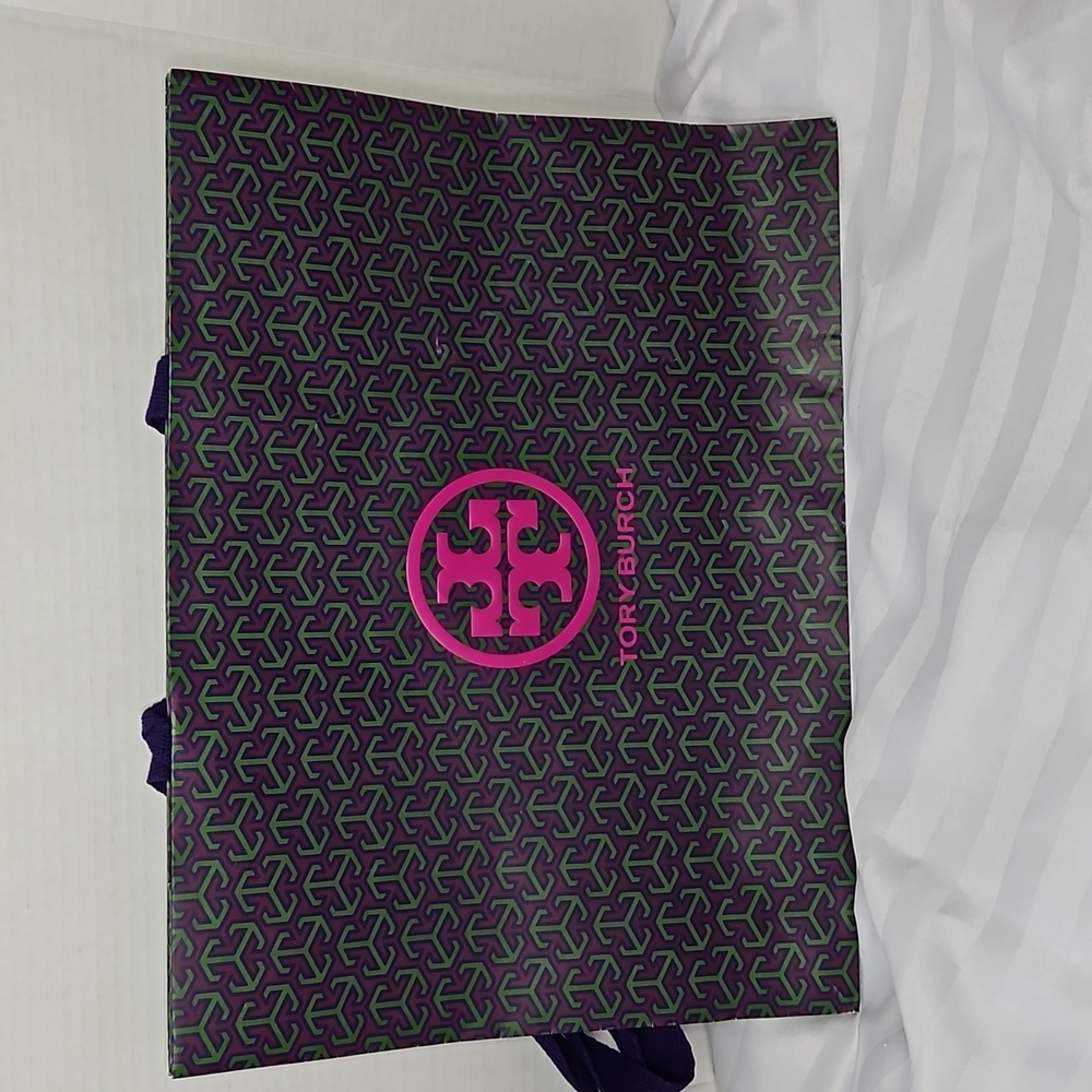 Tory burch paper tote bag